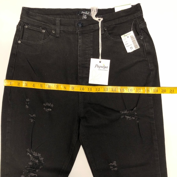 Papaya high rise boyfriend jeans size 11 - Picture 6 of 13